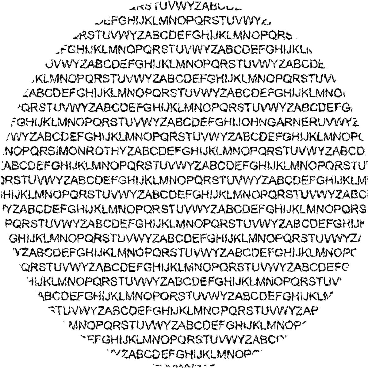 ABCDEFGHIJKLMNOPQRSTUVWXYZ | John Garner / Simon Roth