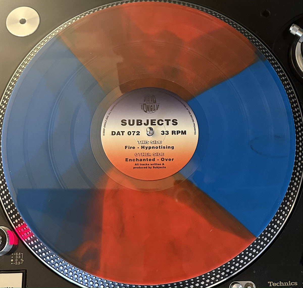 Various ‎– Soulful LP DAT072 Subjects - Enchanted / Over / Fire / Hypnotising