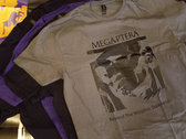 Megaptera – Beyond The Massive Darkness T-Shirt (Black on Grey / White on Black / Golden on Violet / Black on Black) photo 
