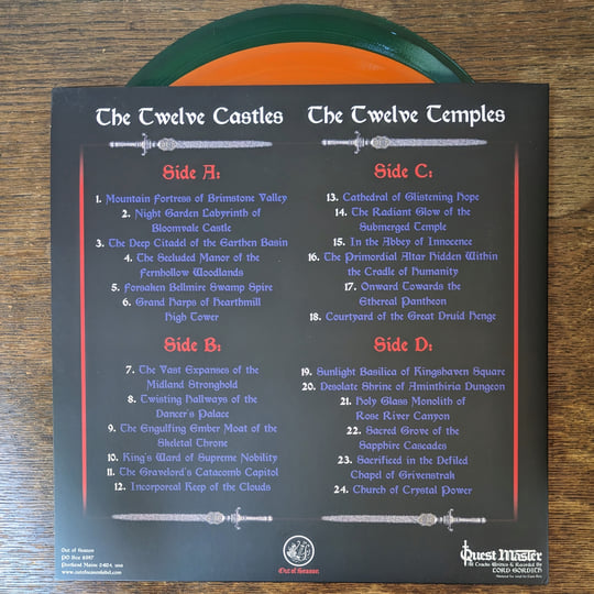 QUEST MASTER The Twelve Castles / The Twelve Temples vinyl 2xLP (dou –  Out of Season