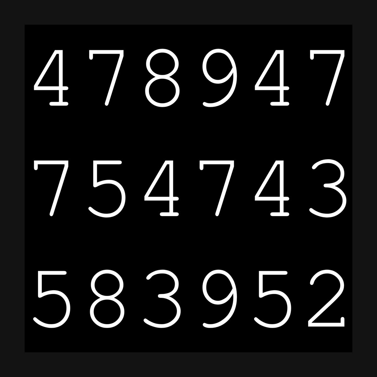 Job Application Serial Numbers