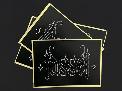 tassel enchanted logo sticker 5"x3.5" main photo