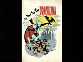 Draculina "monsters" poster designed by Shawn Dickinson AUTOGRAPHED photo 