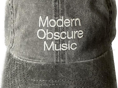 Limited edition Modern Obscure Music Caps (BLACK) main photo