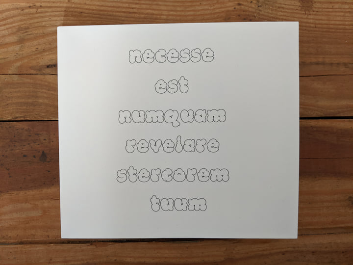 necesse est numquam revelare stercorem tuum | Luciano Maggiore 