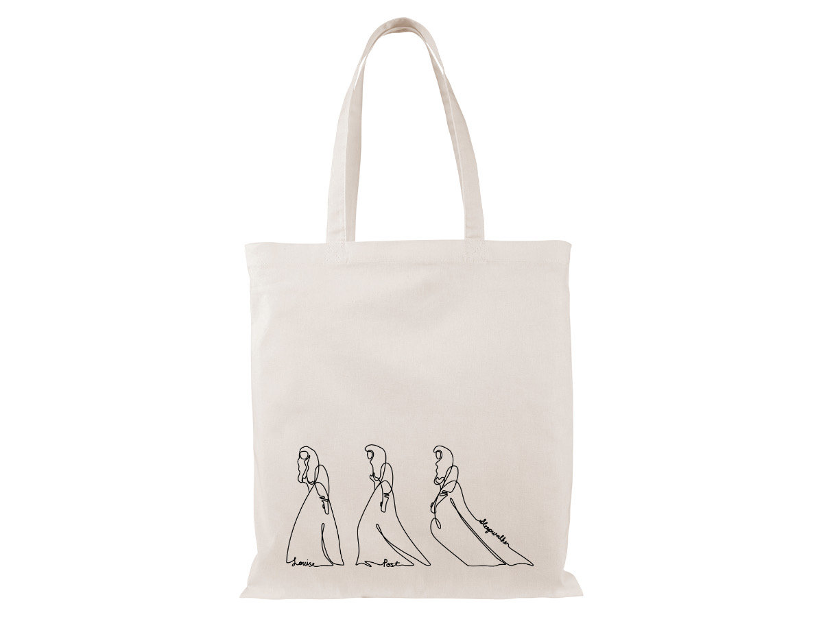 Line Art Triptych Tote