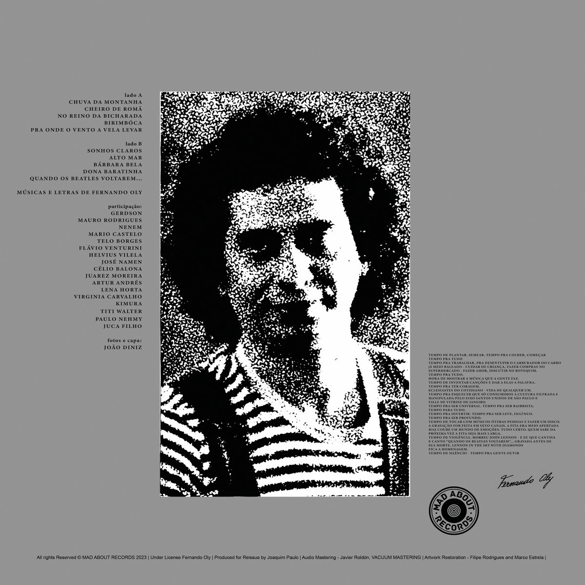 LP Fernando Oly Tempo Pra Tudo MAR082 Mad About Records 未開封 /00260 Fernando Oly – 