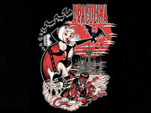 Item: NEW Draculina "monsters" T-shirt designed by Shawn Dickinson (BLACK SHIRT) in 2XL, 3XL AND 4XL! photo 