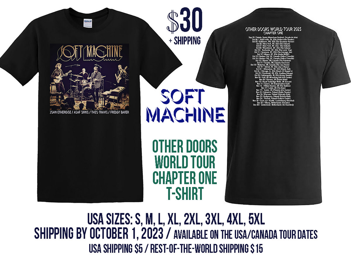 SOFT MACHINE TSHIRT Other Doors World Tour 2023 Chapter One Soft Machine
