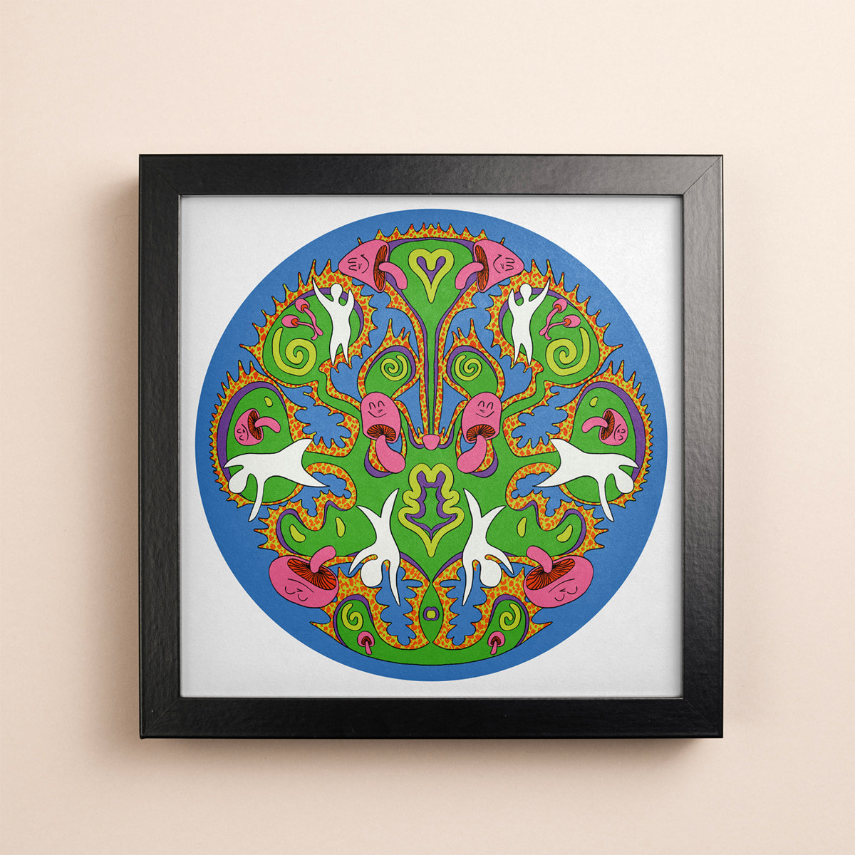 Cazador-del-sol | Lucille - Rainbow | Set Of 6 Wavy Discs - Length 17