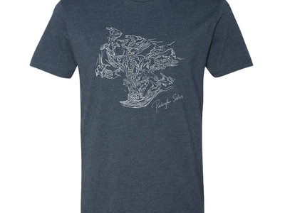 Birds Design Collide T-Shirt Midnight Navy (Unisex) main photo