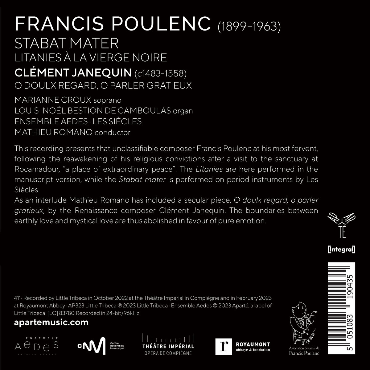 【中古】 Poulenc；Litanies De La Vier Alain ,GroupeVocalDeFrance 中古】 Poulenc；Litanies De La Vier Alain