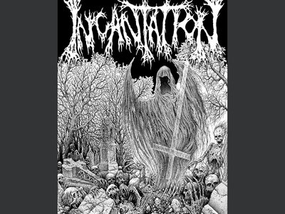 Incantation " Rotting "  5 Ft By 3 Ft Flag / Banner / Tapestry main photo