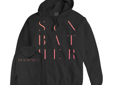 "Sunbather" Black Premium Hooded Sweatshirt main photo