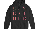"Sunbather" Black Premium Hooded Sweatshirt photo 