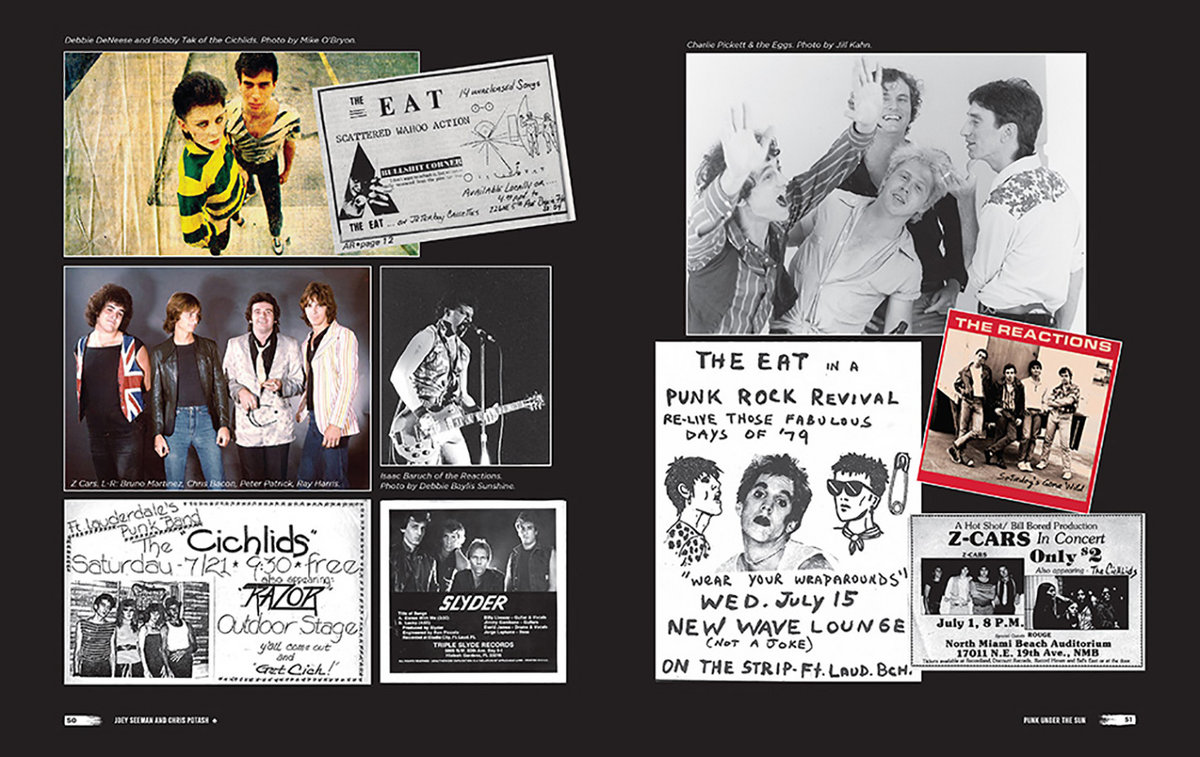 'PUNK UNDER THE SUN Punk & New Wave in South Florida' BOOK by Joey Seeman and Chris Potash