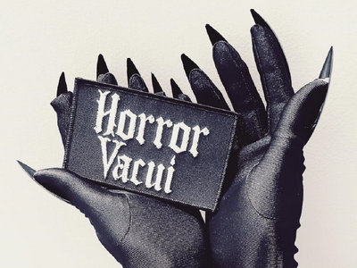 Horror Vacui New Logo Glow In The Dark Embroidered Patch main photo