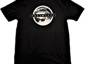 Polymorth / Palimpsest Ambigram Black Wave T-Shirt photo 
