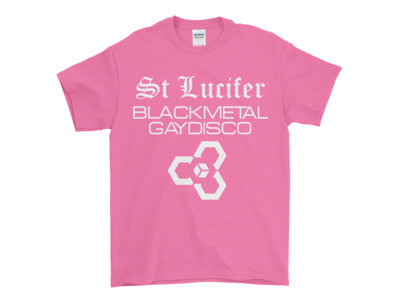 BlackMetalGayDisco T-Shirt (Pink) main photo