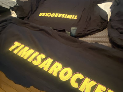 TIMISAROCKER black logo shirt main photo