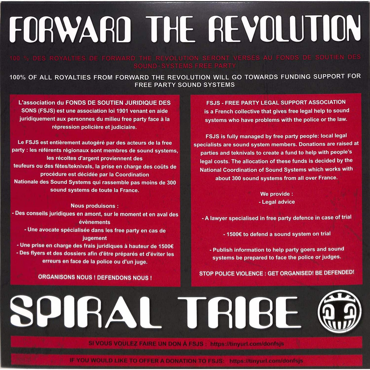 Spiral Tribe Forward The Revolution Creme Organization