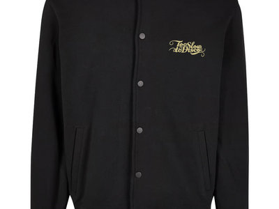 TOO SLOW TO DISCO - Heavy Cotton College Jacket, black color main photo