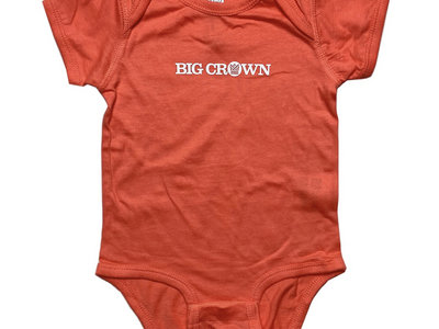 Big Crown Logo Infant Onesie (Papaya) main photo