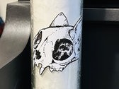 Cat Skull Candle in Black, Red or White photo 