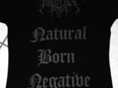 "Logo / Natural Born Negative" Girlie-Shirt 2003 OOP photo 