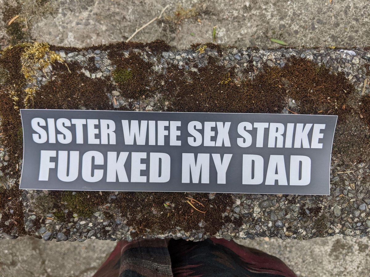 Bumper Sticker Sister Wife Sex Strike pic image