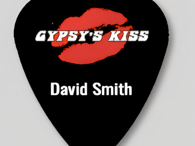 Gypsy's Kiss Guitar Pick -Named main photo