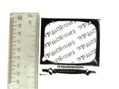 Tetrahedroseph’s TV 3 Signature Transparent Sticker photo 