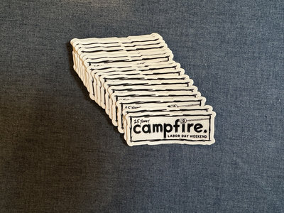 Campfire. 25th Anniversary Sticker main photo