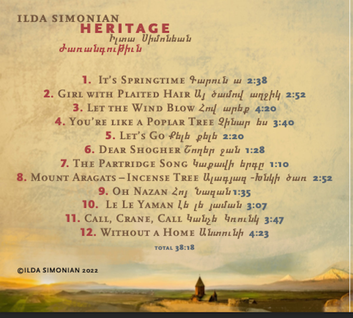 Shamonian Heritage - Ժառանգութիւն | Ilda Simonian