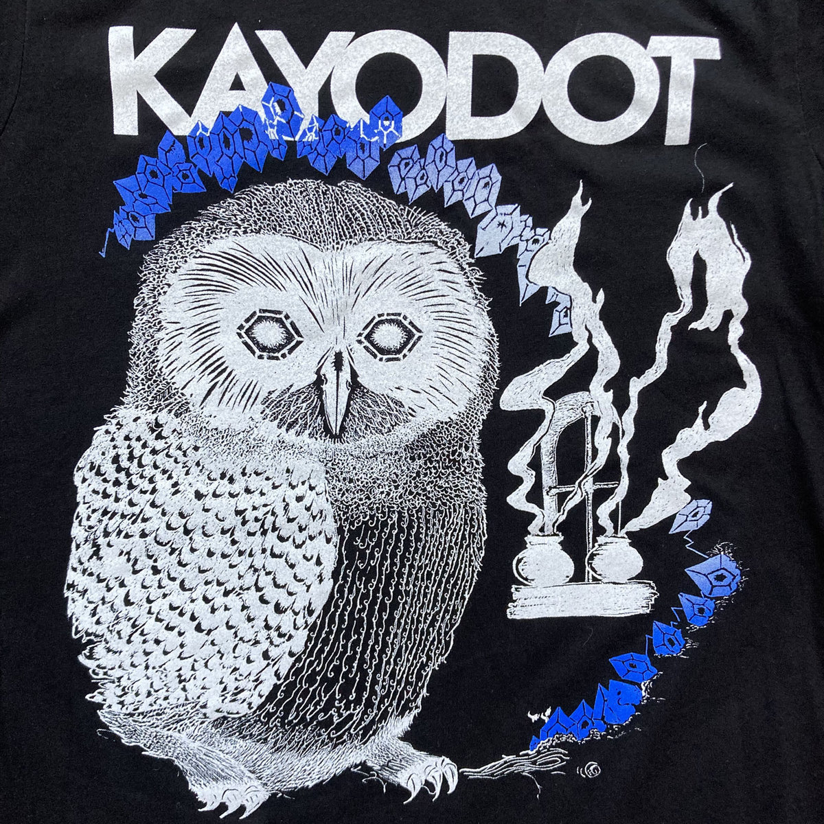 Owl Wayfarer tee silkscreened BELLA CANVAS Kayo Dot and the