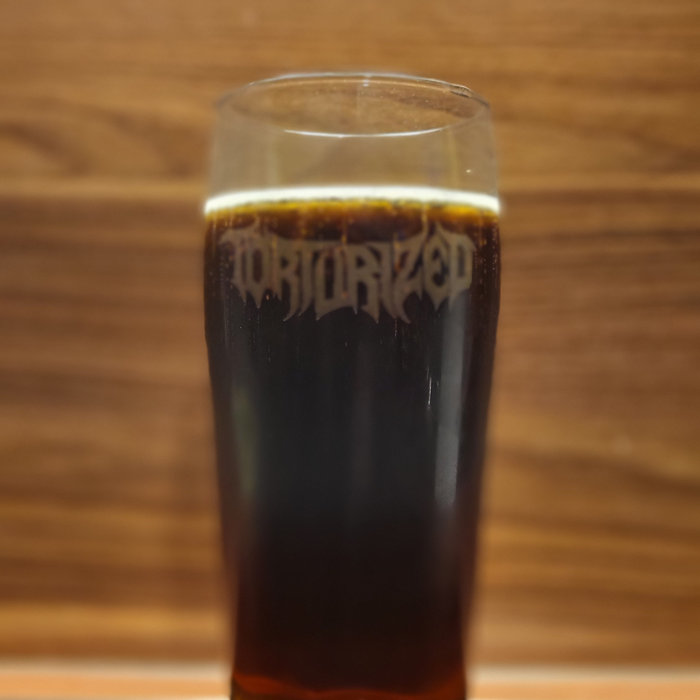 Engraved beer glass (0,5L) "Torturized" (Logo)