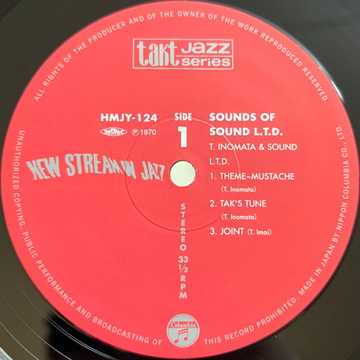 🇯🇵 JAPAN IMPORT, VINYL ONLY 🇯🇵 T. Inomata & Sound L.T.D.