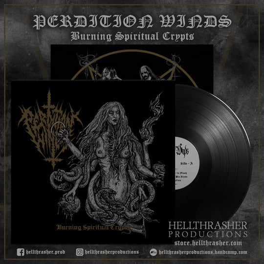 Burning Spiritual Crypts | PERDITION WINDS | Hellthrasher Productions