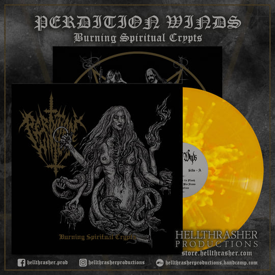2冊TestamentThe RitualとPerpetual Flameスコア Burning Spiritual Crypts | PERDITION WINDS | Hellthrasher Productions