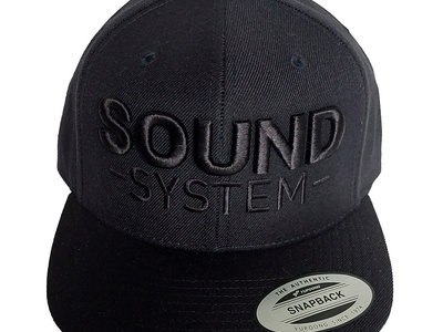 Sound System Black Snapback / Black Logo main photo