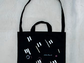 88 Keys II Tote Bag - Organic Cotton & Handmade Print photo 
