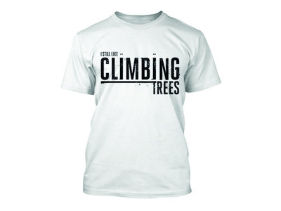 I Still Like Climbing Trees WHITE Adult Treeshirt main photo