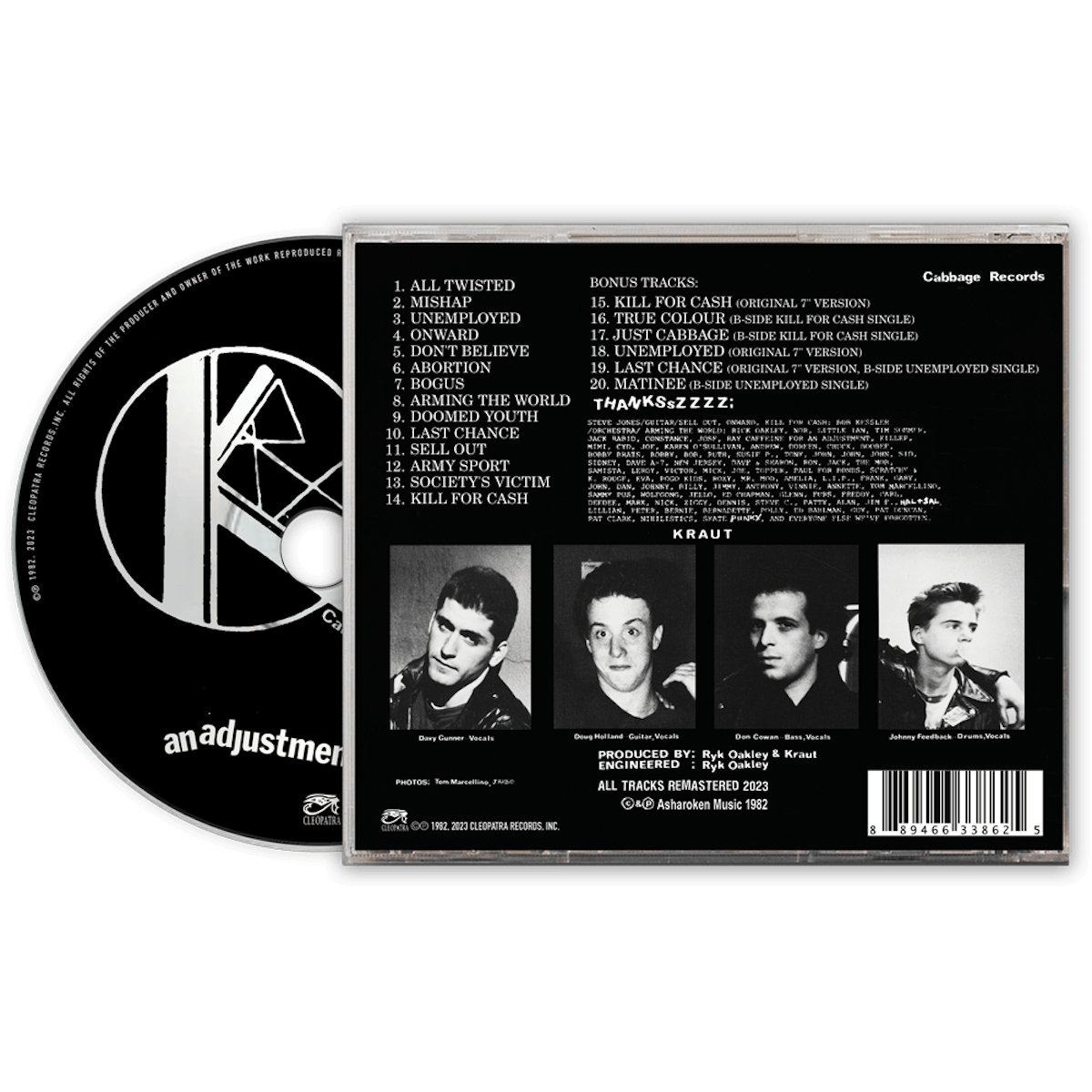 An Adjustment to Society | Kraut | Cleopatra Records