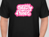 Pink Hands Logo Black T-Shirt photo 