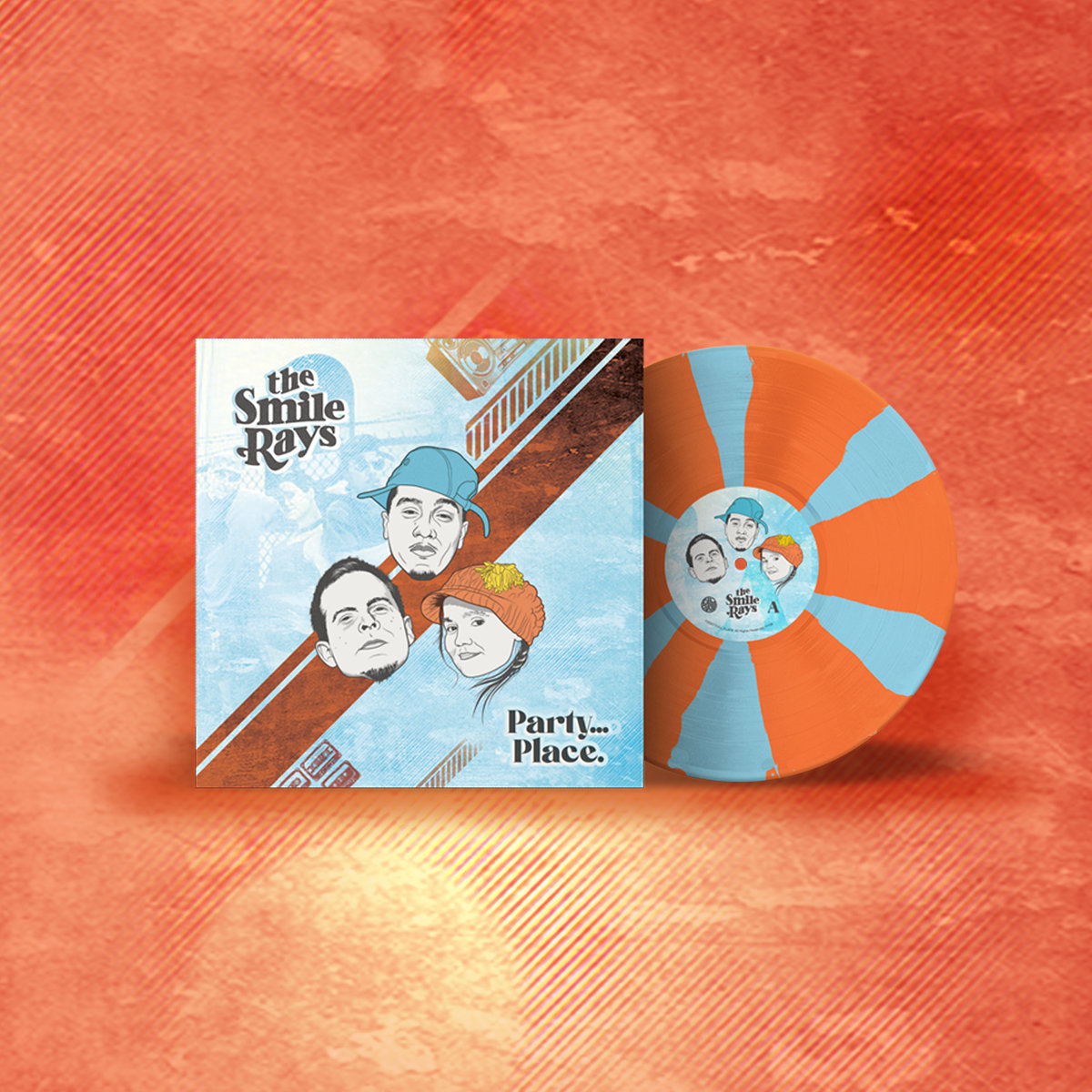 PartyPlace. (FP028) | The Smile Rays | FULL PLATE