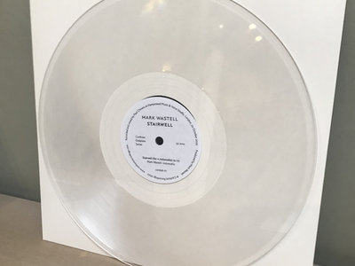 Mark Wastell - Stairwell (for 4 violoncello) 10" one sided, clear dubplate, made to order (turnaround approx 21 days) main photo