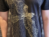 Black 'Prometheus' bird T-shirt photo 