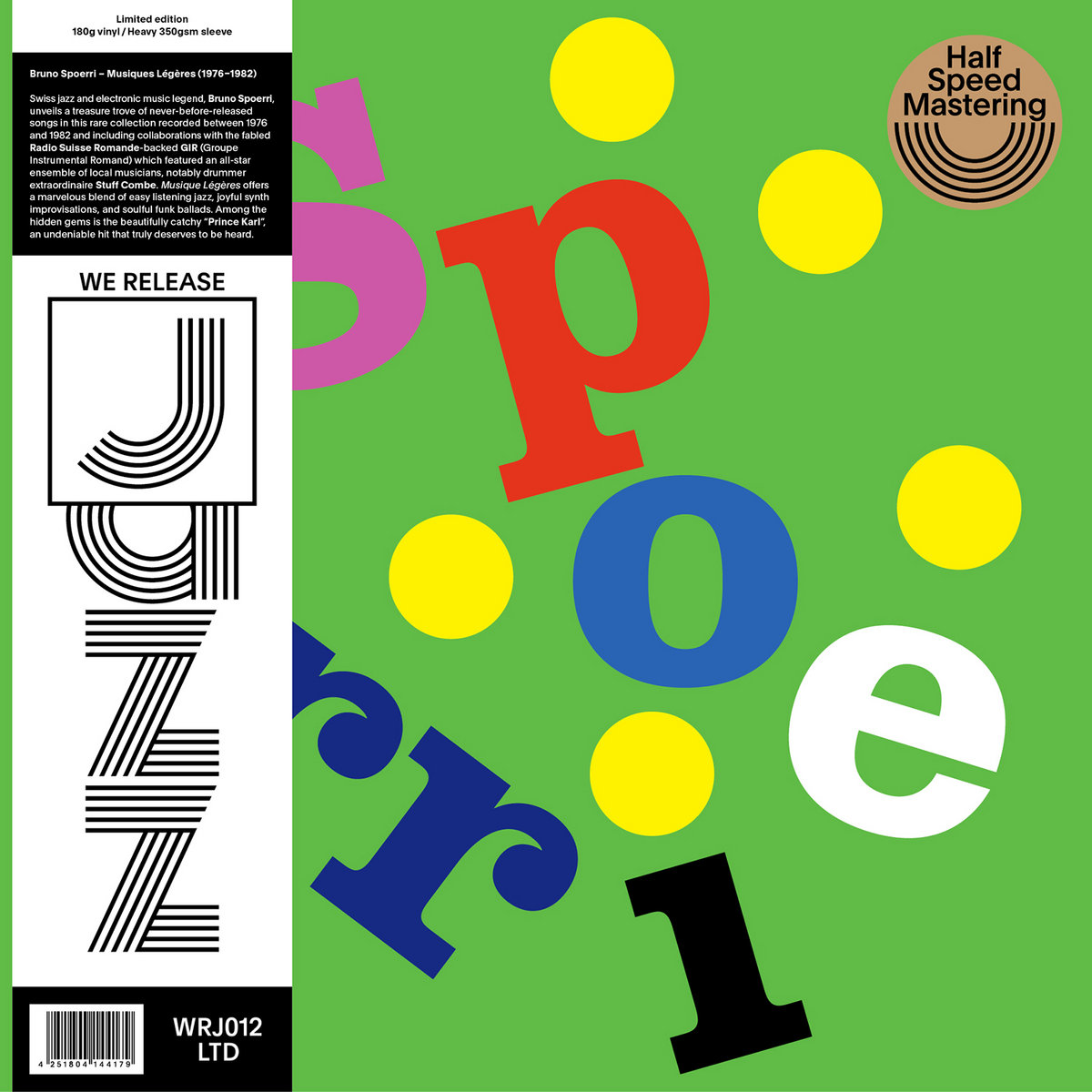 Musiques Légères (1976-1982) | Bruno Spoerri | WRWTFWW Records
