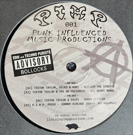洋楽 Pimp N Toke P.I.M.P. Records 001 (Vinyl) (Acid Techno) | Tik Tok Taylor