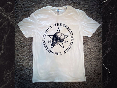 Skull & Star logo on white T-shirt main photo